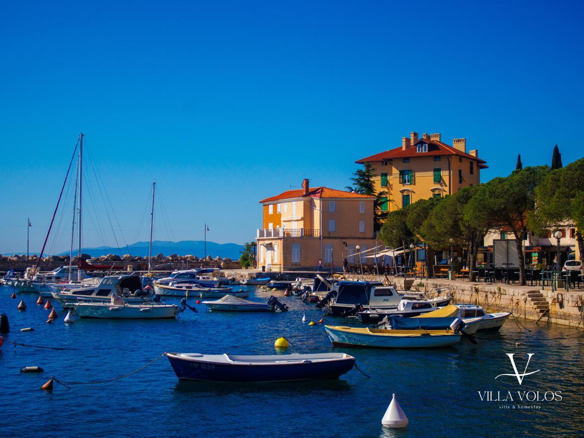 Villa Volos Apartment Karmen With Roof Terrace, Sea View, Free Private Parking Opatija Zewnętrze zdjęcie